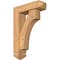 Ekena Millwork Westlake Arts and Crafts Smooth Bracket w/ Offset Brace, Western Red Cedar, 5 1/2"W x 18"D x 26"H BKT0604X18X26WTL03SWR - alternate 1